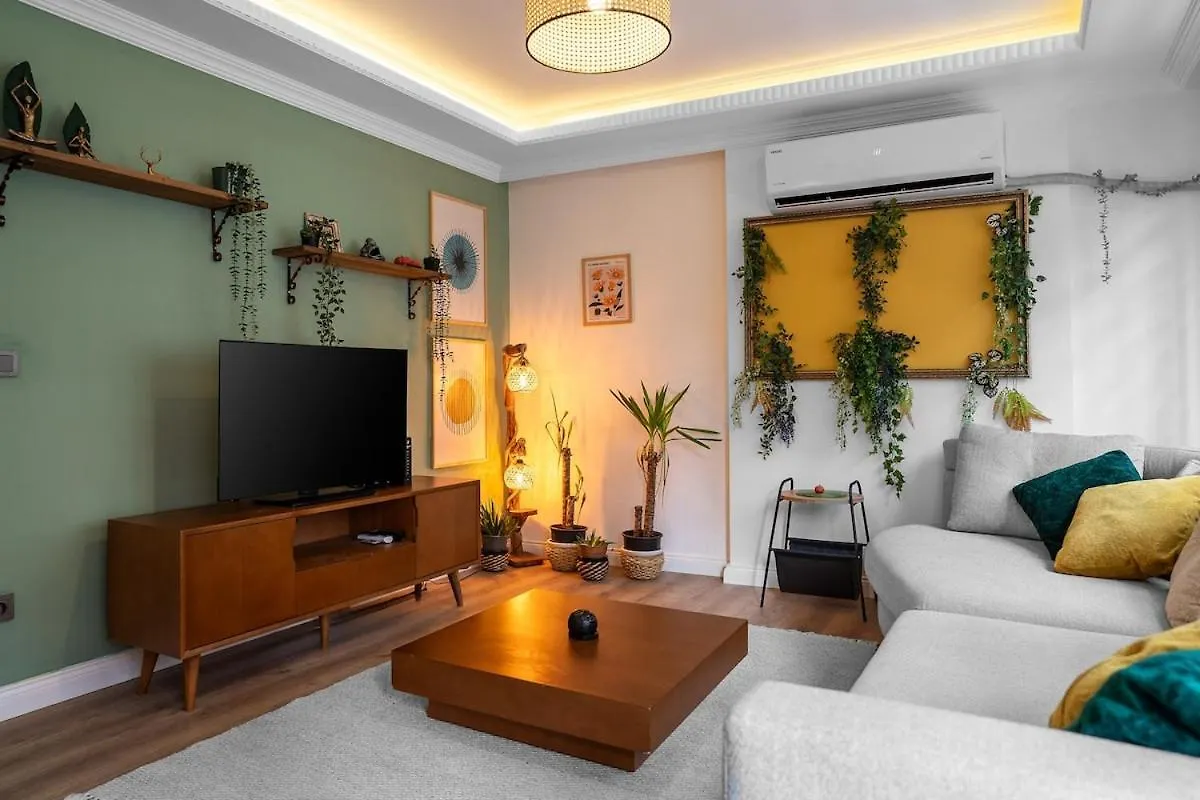 Forest Inspired Designed 1Br Luxury Flat In Tomtom Istanbul Türkei
