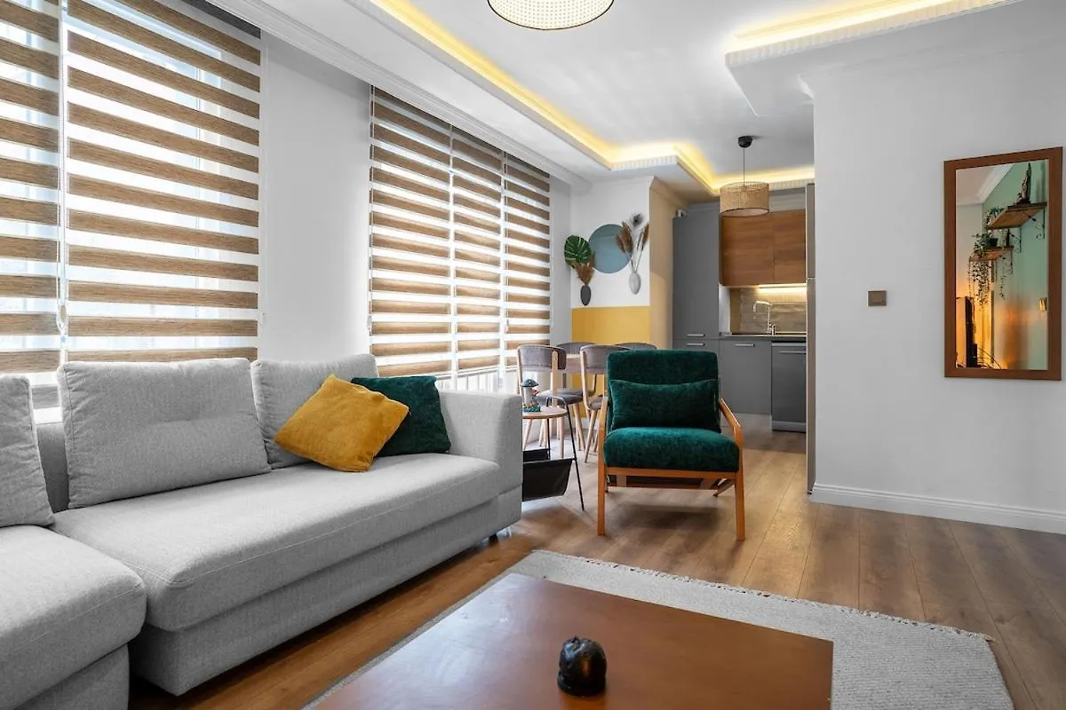 Forest Inspired Designed 1Br Luxury Flat In Tomtom Istanbul Apartment
